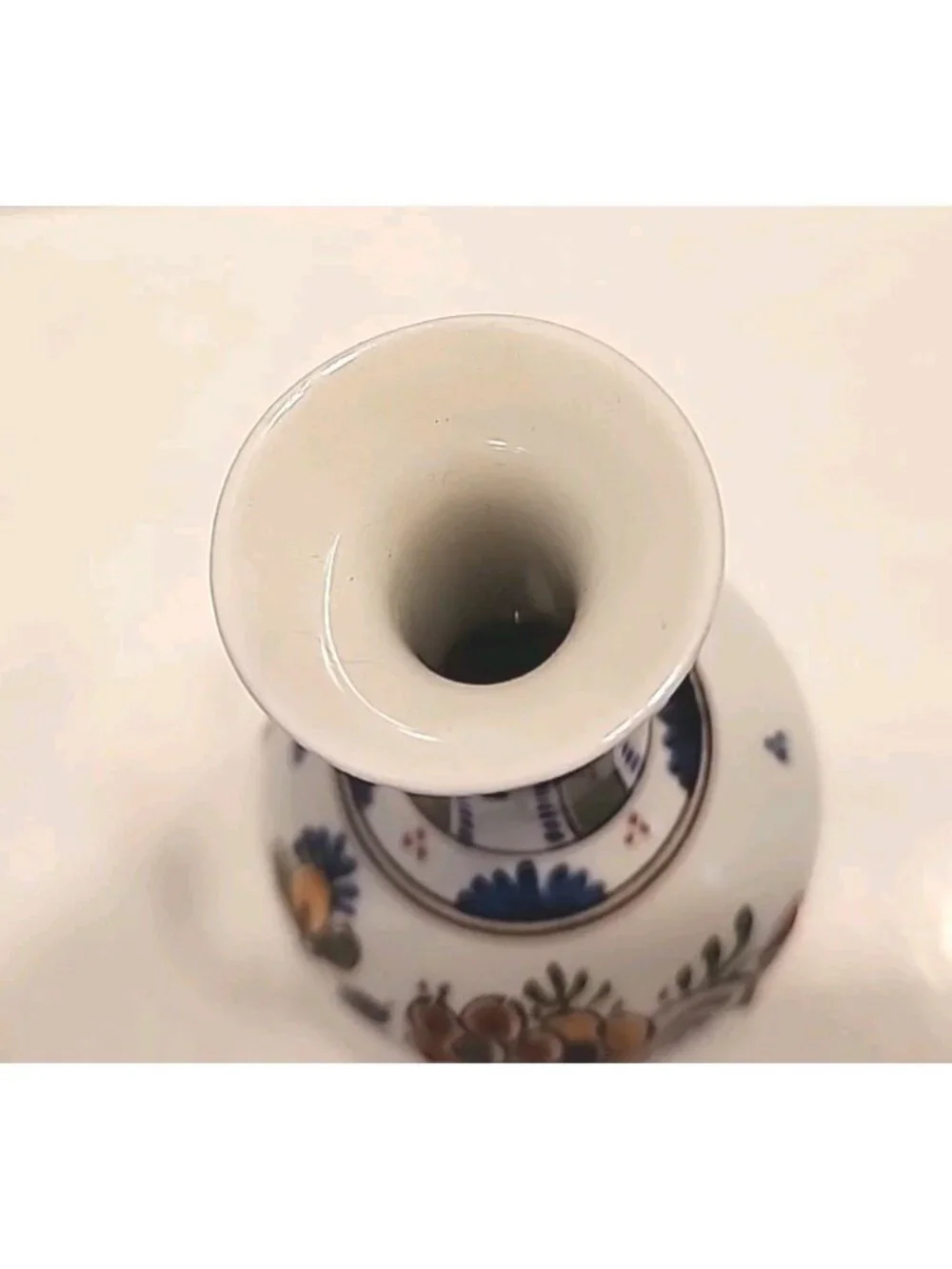 Royal Delft De Koninklijke Porceleyne Fles Vintage Petit Vase Signed Netherlands